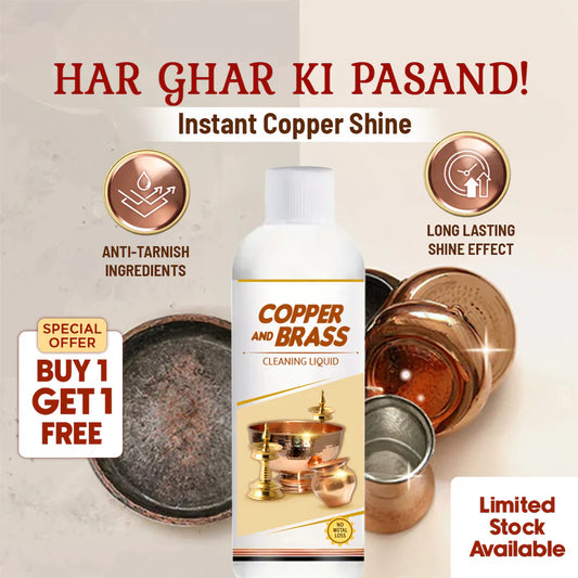 ShineBright™ - Instant Copper & Brass Cleaning Liquid ✨🥇 (Buy 1 Get 1 Free🔥🔥)