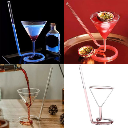 SPIRAL STRAW GLASS