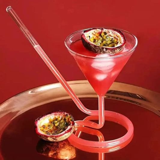SPIRAL STRAW GLASS